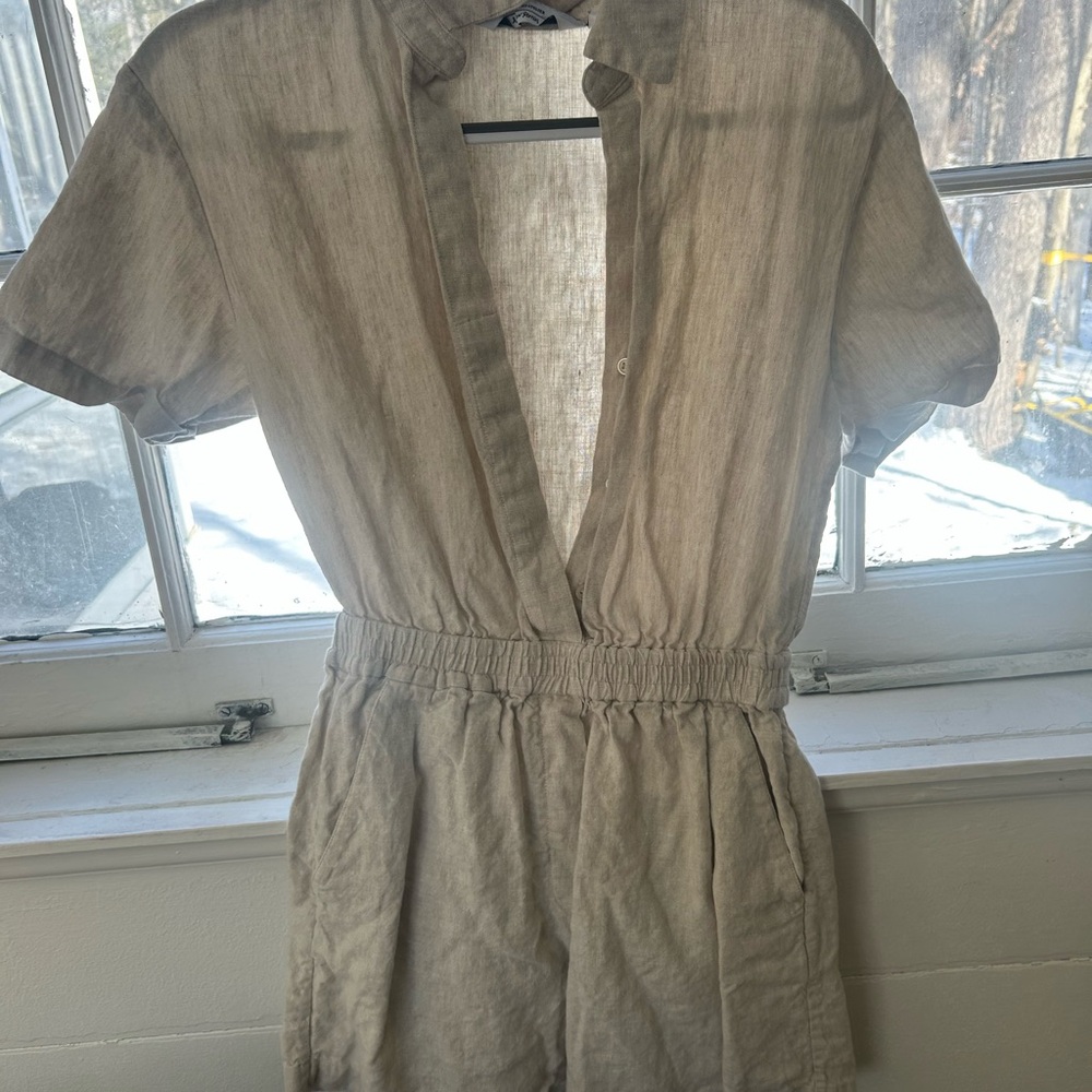 Beige Jumpsuit